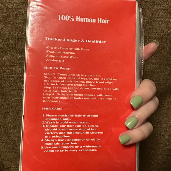 New Vasilia Real Hair Toppers for Women Wiglets 4.8 x 4 Inch Base 12 Inch - Picture 3 of 6